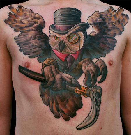 Tattoos - owl - 70217
