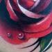 Tattoos - Rose Tattoo with Dew Drops - 62175