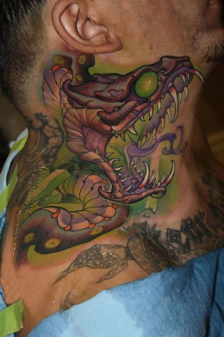 Tattoos - Snake Neck Tattoo - 113677