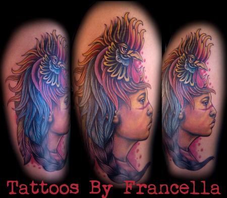 Tattoos - Indigenous Woman Warrior - 126555
