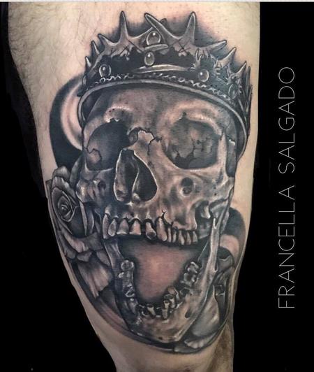 Tattoos - Game of Thrones Inspired Skull - 129816