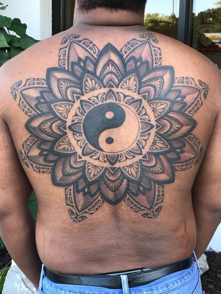 KEOKI - polynesian mandala back piece
