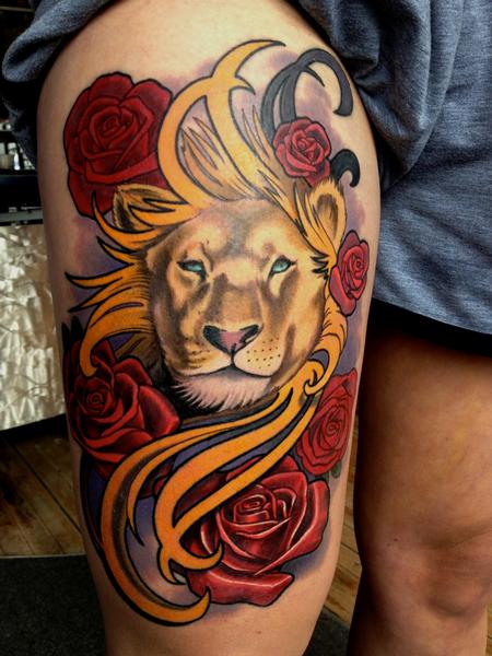 Tattoos - Lion Heart - 93460