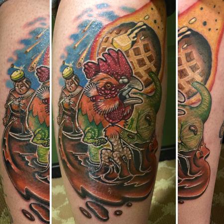 Tattoos - Chicken and Waffles - 101645