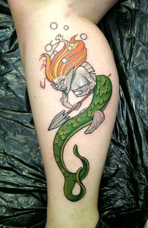 Mermaid by Matthew Davidson: TattooNOW