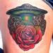 Tattoos - Spaceship rose - 80123