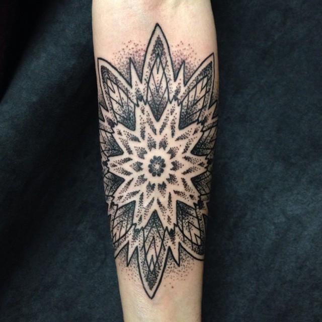 Forearm Mandala Tattoo by Cory Ferguson: TattooNOW Forearm Mandala Tattoo by Cory Ferguson: TattooNOW