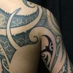 Tattoos - poly fusion back and sleeve - 99969