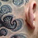 Tattoos - pattern and wave head - 99971