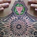 Tattoos - Female stomach tattoo  - 99214