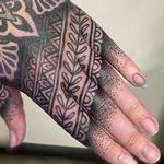 Tattoos - Blackwork hand tattoo - 141071