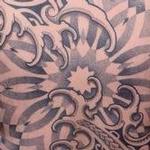 Tattoos - Water mandala poly back piece  - 99976