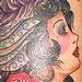 Tattoos - Traditional Girl Tattoo - 61612