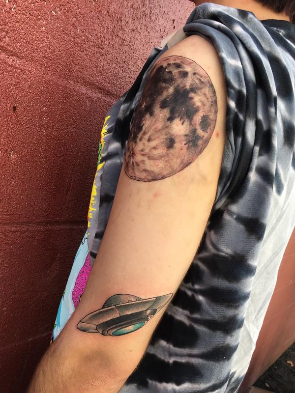 Outer Space Tattoo By Haley Gogue Tattoonow Outer Space Tattoo By Haley Gogue Tattoonow