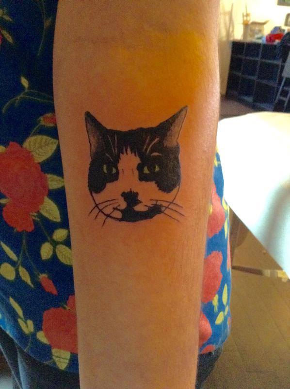 Small Cat Tattoo by Ben Licata: TattooNOW