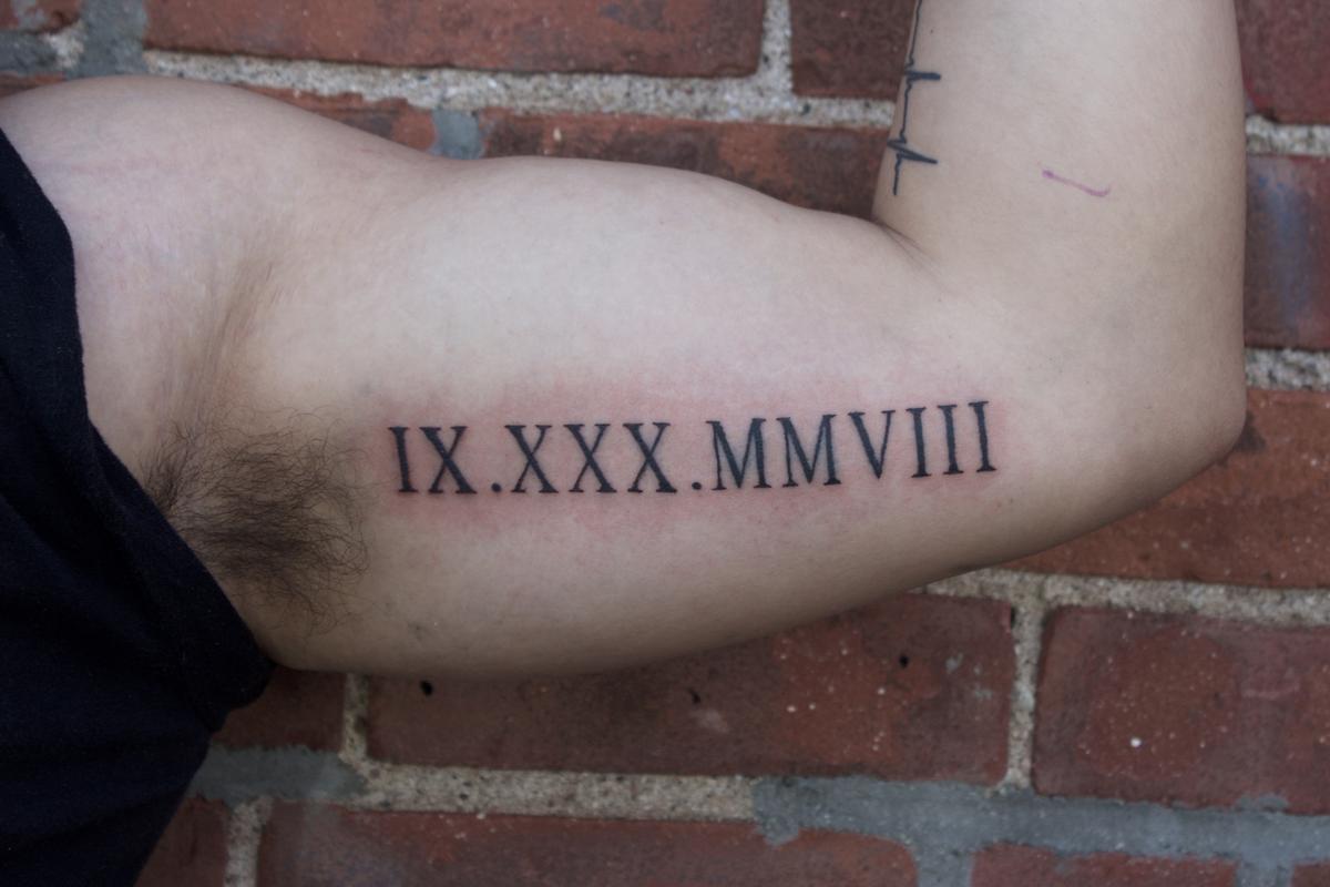 260 Best Roman Numeral Tattoos 2023 Font Styles  Numbers Designs