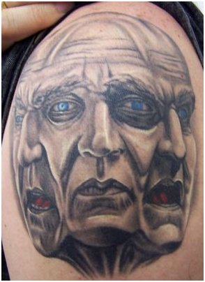 Three eyes girl tattoo by Michael Taguet  Post 31765
