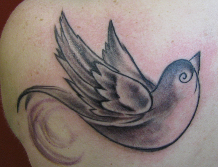 Simple Bird Tattoo By Mike Gutowski Tattoonow