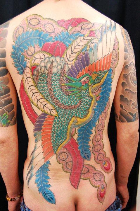 Japanese Tebori Tattoo Backpiece by Horishin: TattooNOW