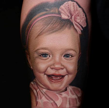Tattoo Education Tattoos Portrait Baby Portrait