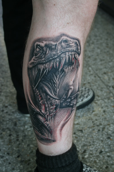 Dinosaur Tattoo by Jason Butcher: TattooNOW
