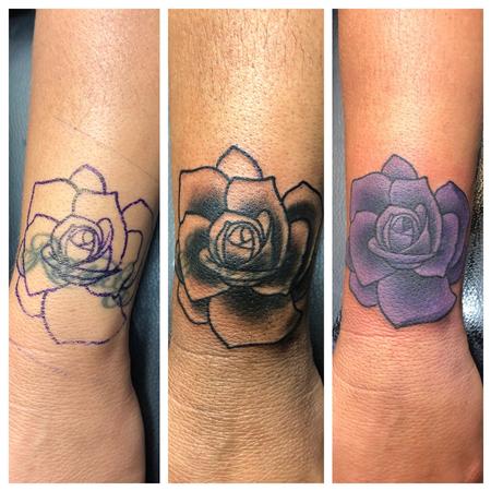 Rose Coverup Tattoo