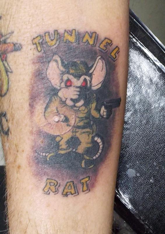 Vietnam tunnel rat tattoo