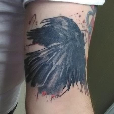 Tattoos - Raven cover up healed - 125434
