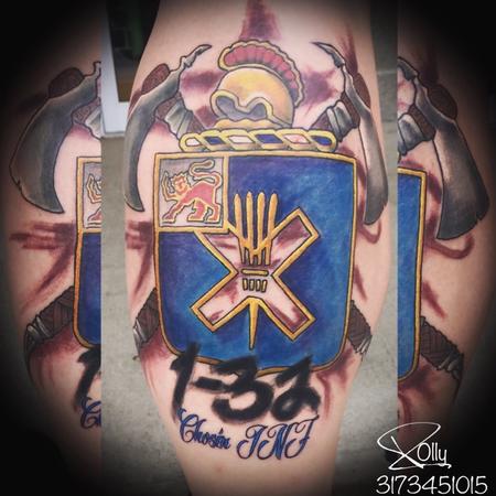 Tattoos - Military unit and shield  - 123084