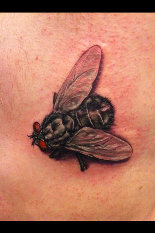 Fly Tattoo By Jerry Cross Tattoonow