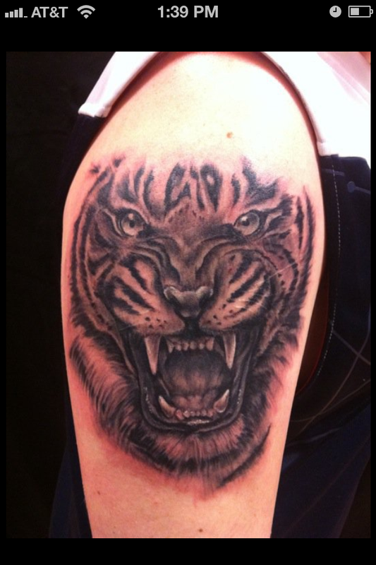 Tiger Tattoo by Jerry Cross: TattooNOW