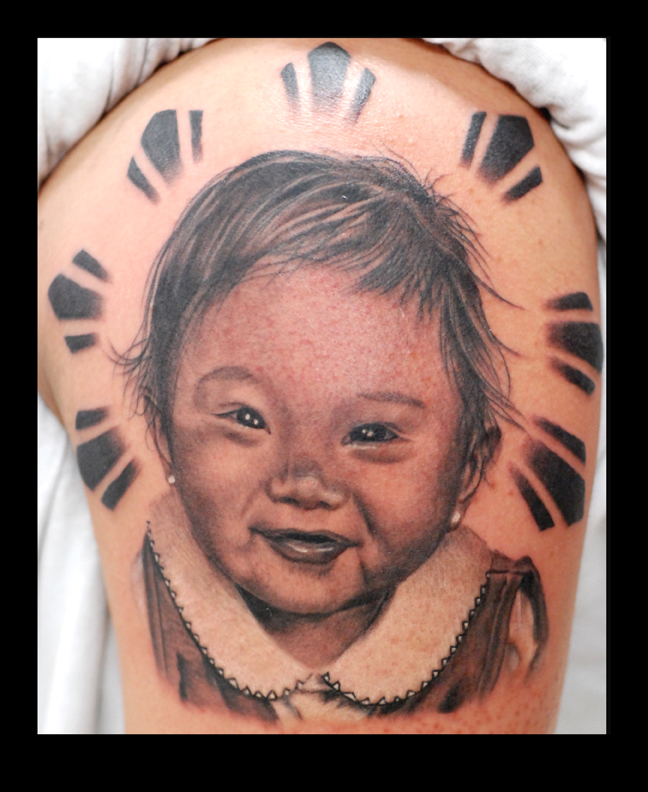Baby Portrait By Phil Spearman Tattoonow