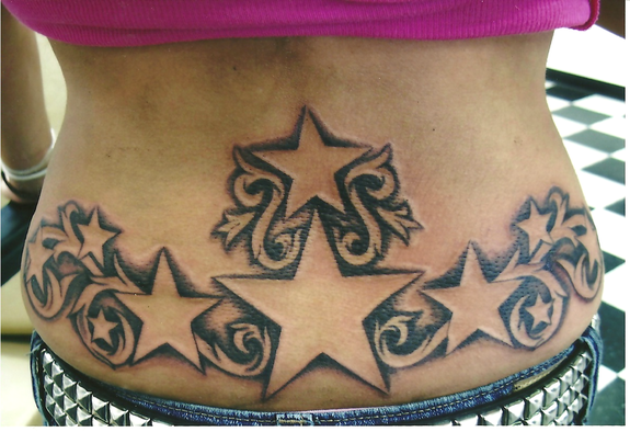 46 Outstanding Stars Tattoos For Back  Tattoo Designs  TattoosBagcom