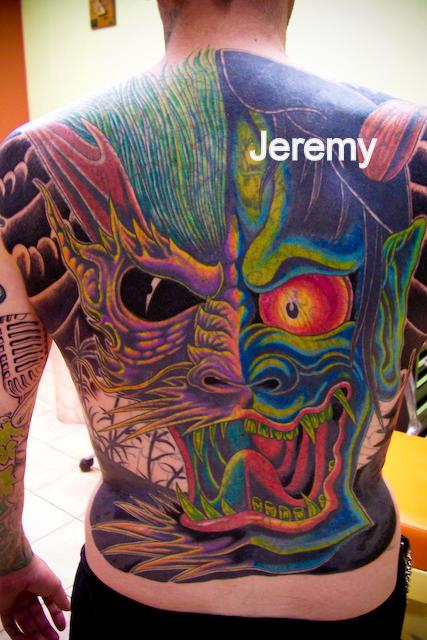 Tattoos - Japanese Mask - 61190