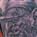Tattoos - Black and Grey Pirate Tattoo - 60490