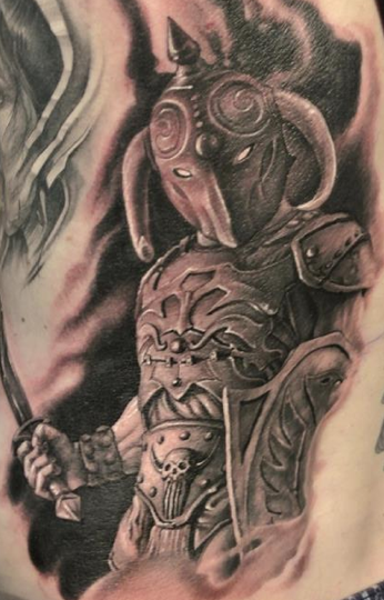 Valkyrie Tattoo By Mukesh Waghela The Best Tattoo Artist In Goa at Moksha  Tattoo Studio Goa India  Best Tattoo Studio Goa Safe Hygienic  Moksha  Tattoo