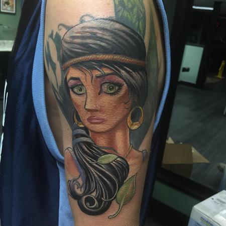 Jeff Barnard - Mother Nature half sleeve cover up