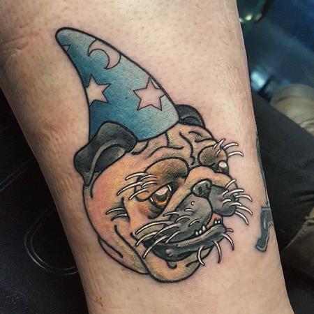 Tattoos - Wizard Dog - 129498
