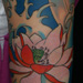 Tattoos - lotus half sleeve / water motif - 29967