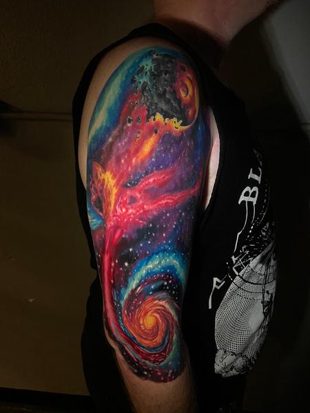 Tattoos - Galaxy tattoo done by John Graefe - 145407