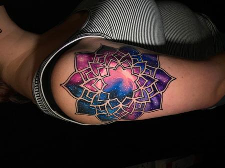 Tattoos - Galaxy mandala done by John Graefe  - 145409