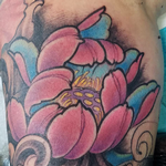 Tattoos - Color Floral Tattoo - 130857