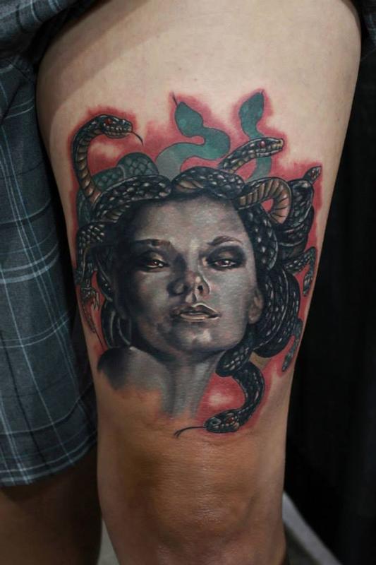 Medusa by John Lally: TattooNOW Medusa by John Lally: TattooNOW