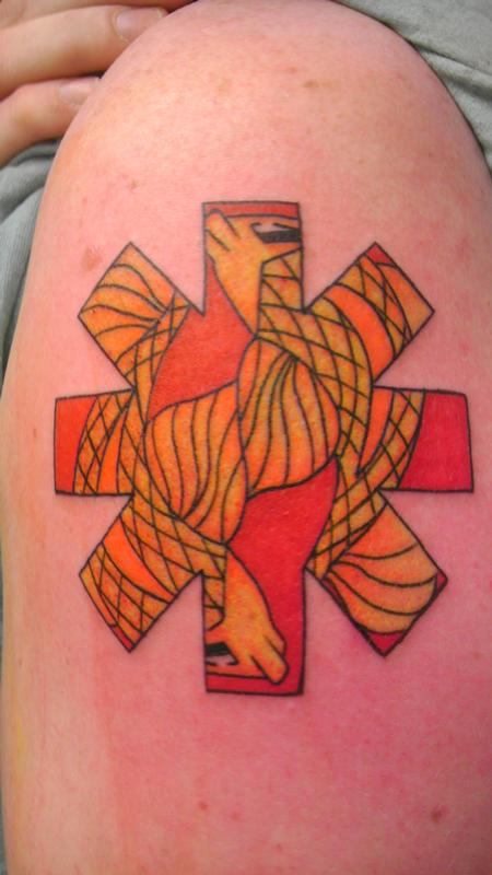 Tattoos - fish cross - 85963