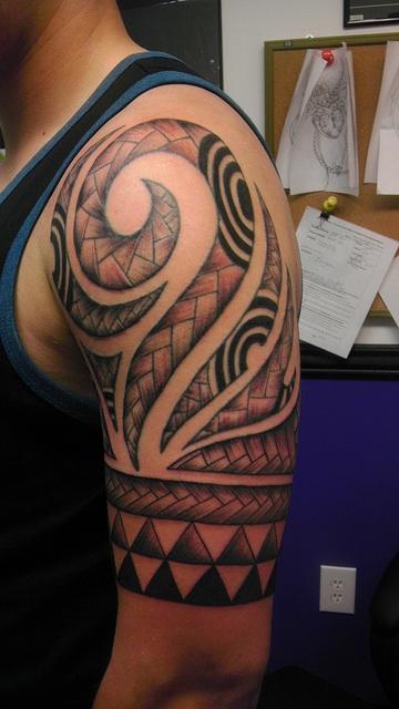 Tattoos - Polynesian Sleeve - 85804