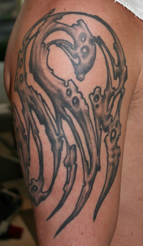 Tattoos - jays arm - 7921