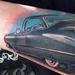 Tattoos - 1959 Cadillac hot rod with pin up color arm tattoo - 61934