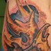 Tattoos - Biomechanical organic color hip tattoo - 47941
