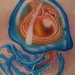 Tattoos - jellyfish color side tattoo - 48142