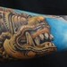 Tattoos - Buddhist foo dog color arm sleeve - 44302